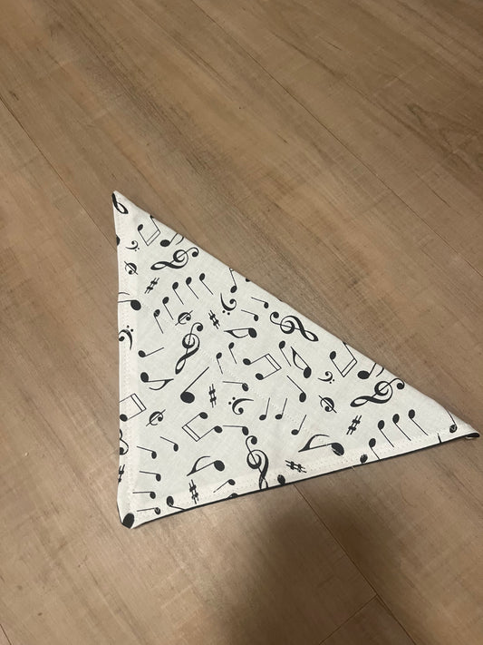 Music Notes Pet Bandanas