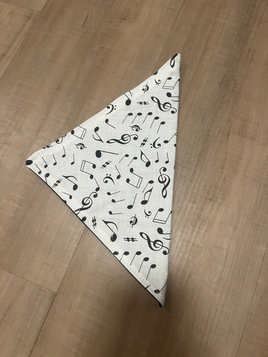 Music Notes Pet Bandanas